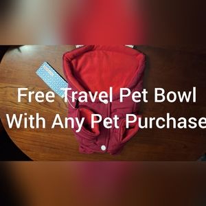 Free Pet Travel Bowl